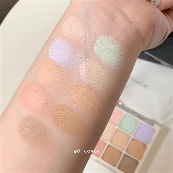 ￼[NEW] Bảng che khuyết điểm triệt sắc 9 ô Dasique Pro Concealer Palette 9g