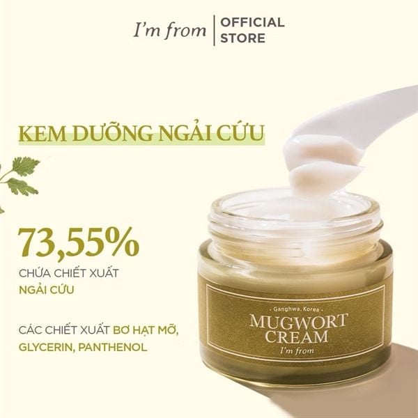 Kem dưỡng I'm From mugwort cream 50g