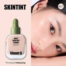 Kem nền căng bóng Glamrr Q Daily Skintint Serum Vegan foundation spf50+ pa++++_30ml #01
