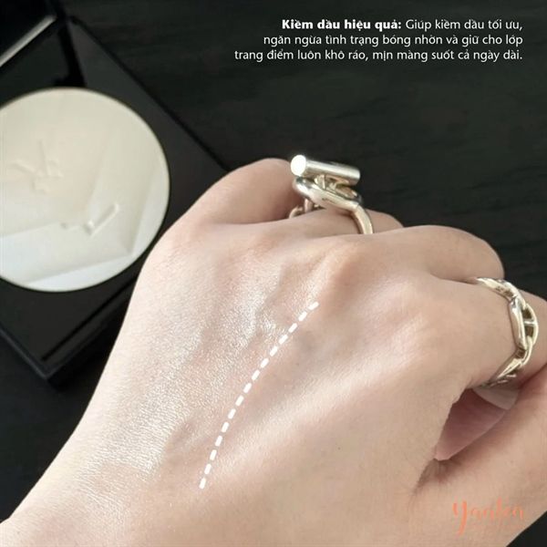 Phấn Phủ YSL All Hours Hyper Finish Translucent - Không Màu