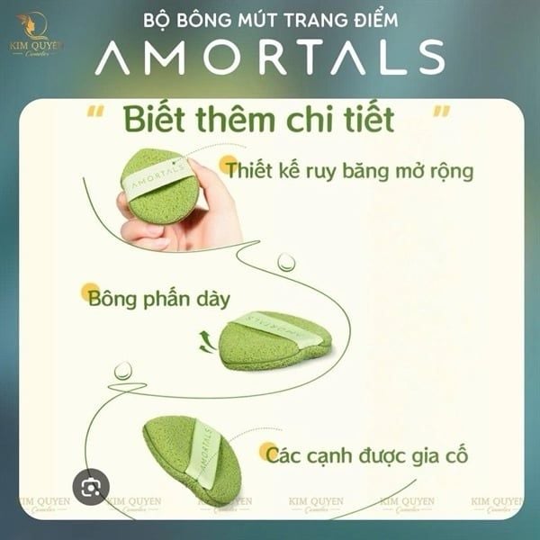Miếng rửa mặt amortals 1 miếng