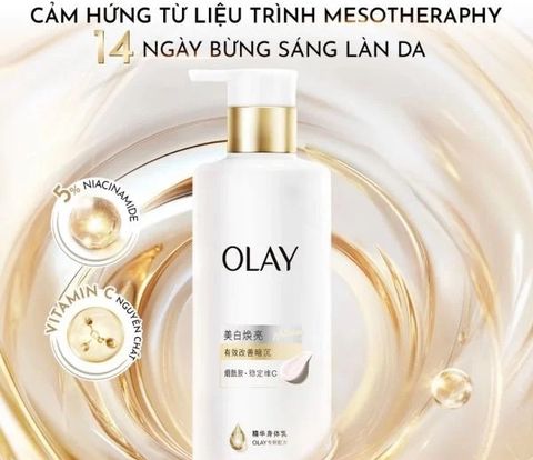 Kem dưỡng thể sáng da Olay 260g trung bản mới