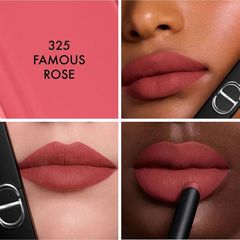Son Lì Dior Rouge Dior On Stage Matte 325 Famous Rose Màu Hồng Cam