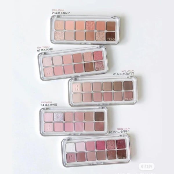 Bảng Phấn mắt 12ô Clio pro eye palette air #08
