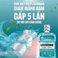 Nước Súc Miệng Listerine 750ml Cool Mint Mouthwash