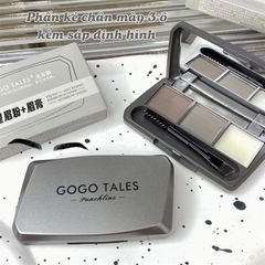 Kẻ Mày Dạng Bột GOGO TALES 3 Ô Kèm Sáp Định Hình #G02