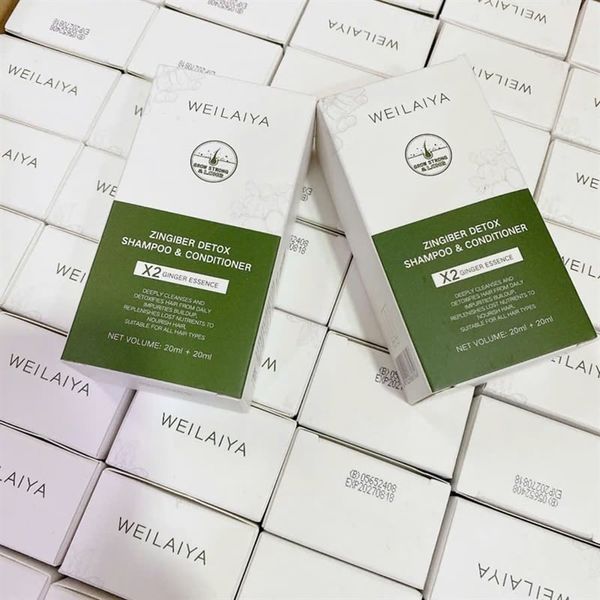 Weilaiya cặp gội xả gừng mini 20ml