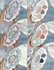 Bảng Phấn Mắt Hoa Biết FLOWER KNOWS shell jewel #01-moonlight pearl