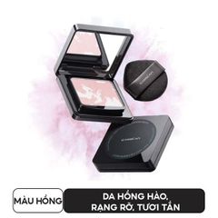 Phấn Phủ Dạng Nén Vỏ Đen Màu hồng Carslan Black Magnetic Soft Mist Powder 8g