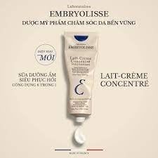 kem Dưỡng Ẩm Siêu Phục Hồi Embryolisse Lait Creme Concentre 30ml