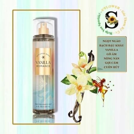 Xịt Thơm Toàn Thân Bath & Body Works VANILLA ROMANCE 236ml 236ml