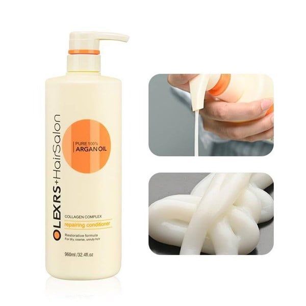 Cặp dầu gội xả Olexrs kích thích mọc tóc , phục hồi hư tổn 1000ml
