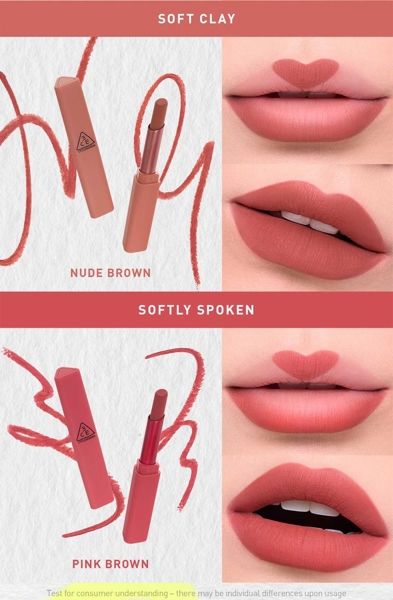 Son Sáp Mịn Lì 3CE Sketch Stick #03 softly spoken