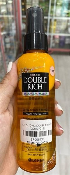 Xịt dưỡng Double Rich cam 120ml