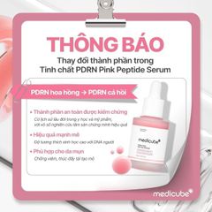 Tinh chất Medicube sáng da, chống lão hoá PDRN Pink Peptide Serum 30ml