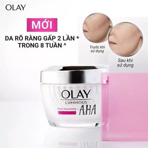 Tinh Chất Olay Luminous serum Niacinamide+AHA Sáng Da, Mờ Thâm Mụn 30ml