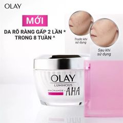 Tinh Chất Olay Luminous serum Niacinamide+AHA Sáng Da, Mờ Thâm Mụn 30ml