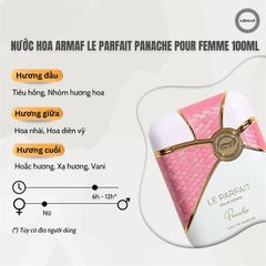 Nước hoa nữ Armaf le parfait panache edp 100ml
