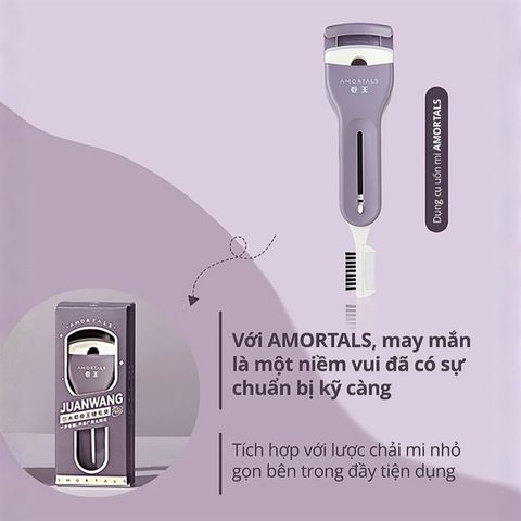 Bấm mi amortals eyelash curler with comb