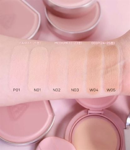 [Kèm Lõi] Phấn Nước 3CE Fitting Mesh Cushion # N01