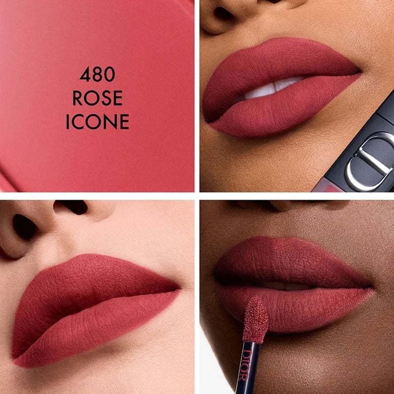 Son Kem Dior Rouge Dior On Stage Ink 480 Rose Icone Màu Hồng Tươi