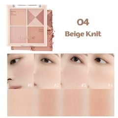 Má hồng Dasique blending mood cheek # 04 Beige knit