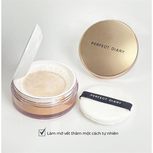Phấn Phủ Bột Perfect Diary Weightless Soft Velvet Blurring Loose powder#02