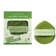 Bông Rửa Mặt Bọt Biển Amortals Wash To Smile Face Washing Pluff 1cái