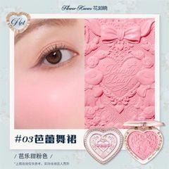 Phấn má hoa biếc Flower Knows bunny garden collection blush #03-ballet tutu