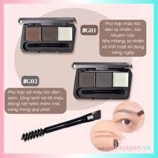 Kẻ Mày Dạng Bột GOGO TALES 3 Ô Kèm Sáp Định Hình #G01