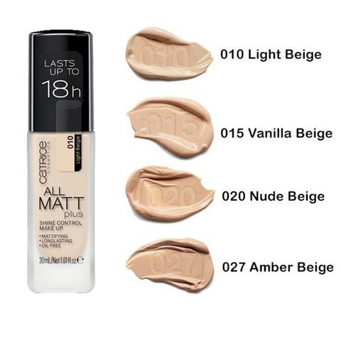 Kem Nền Catrice all matt shine control 18H #010