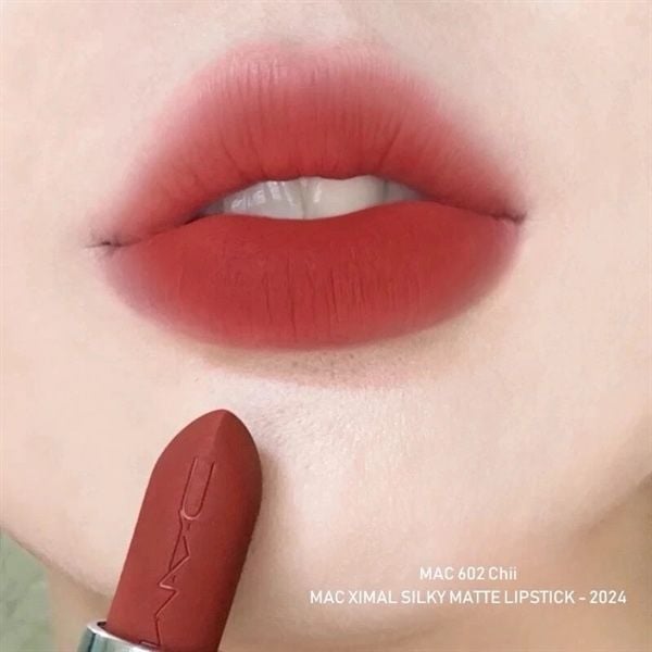 Son thỏi lì Macximal matte lipstick #602-đỏ chili