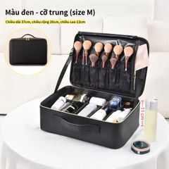 Cốp đựng đồ trang điểm , túi đựng đồ makeup Da PU size S có đai bảo vệ