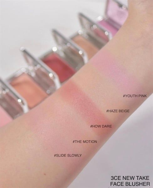 Phấn Má Hồng 3CE New Take Face Blusher bản vuông #youth pink