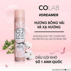 Dầu Gội Khô Colab Dry Shampoo số 1 Anh Quốc 200ml #orginal