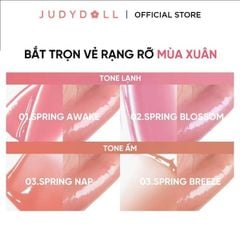 Má Hồng Kem Judy Doll glow Blush Balm 3g #01-spring awake