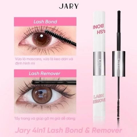 Keo dán mi 2 đầu 4IN1 jary lash bond & remover 4g
