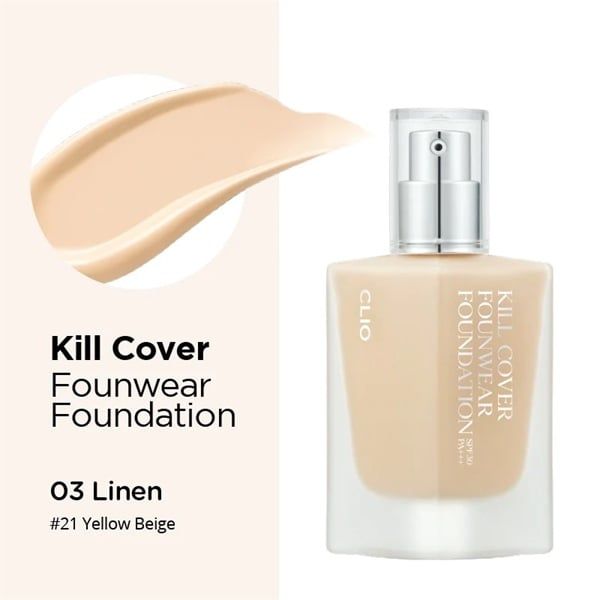 Kem Nền Clio Kill Cover High Glow Foundation 38G #2bp