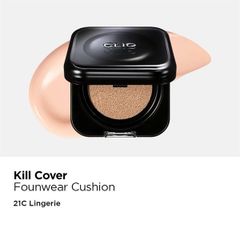 [Mẫu mới] Phấn nước Clio kill cover founwear cushion # 21C lingerie