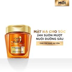 Kem Ủ TÓC Loreal elseve vàng phục hồi tóc mềm mượt 250ml