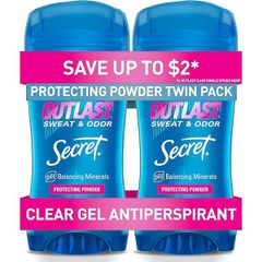 [mẫu mới ] Lăn Khử Mùi dạng gel Secret Mỹ Giảm Tiết Mồ Hội #protecting powder