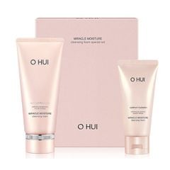 Set Sữa Rửa Mặt Ohui Miracle Moisture Cleansing Foam (200ml + 100ml)