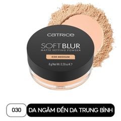 Phấn Phủ Catrice Dạng Bột Mỏng Nhẹ Kiềm Dầu Soft Blur Matte Setting Powder 8g #030
