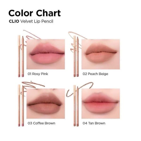CHÌ KẺ VIỀN MÔI CLIO VELVET LIP PENCIL #05-