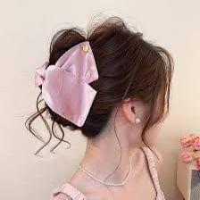 Kẹp Tóc Dáng Dài Hình Nơ Cho Nữ