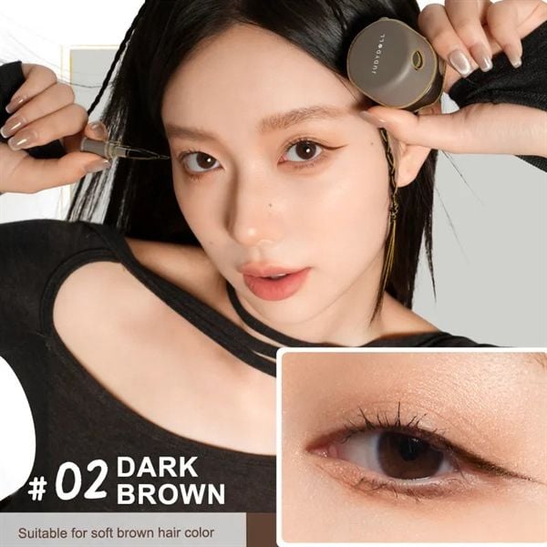 Gel kẻ mắt bền màu lâu trôi êm dịu Judydoll Eyeliner Gel #nâu
