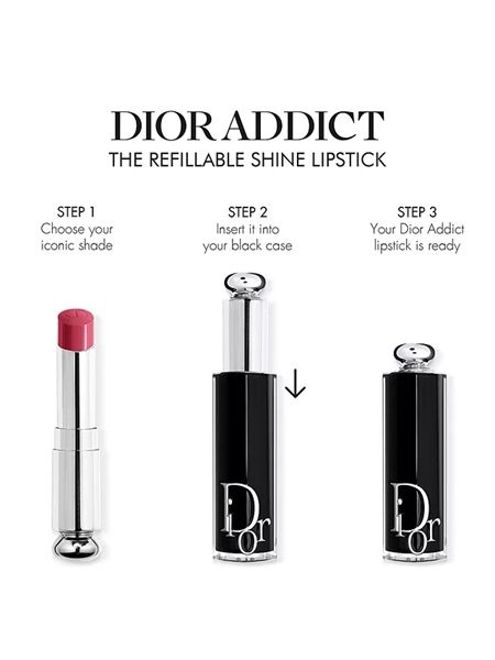 [full size] Son Dior addict hydrating shine lipstick #740-đỏ gạch full box