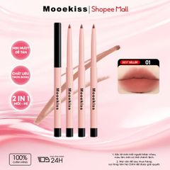 Chì Kẻ Viền Môi Mooekiss Velvet and Matte Lip Liner #01