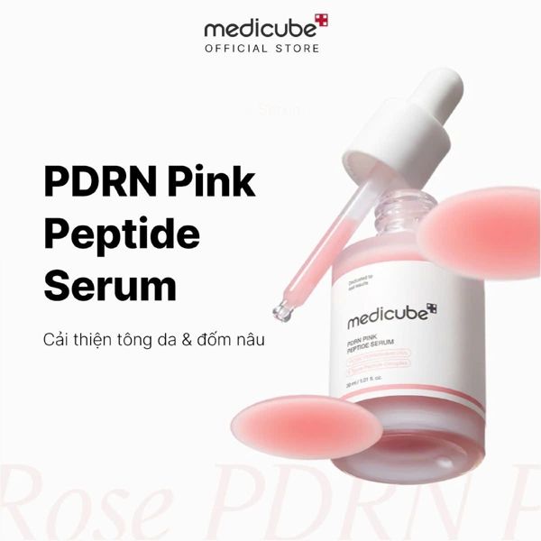 Tinh chất Medicube sáng da, chống lão hoá PDRN Pink Peptide Serum 30ml