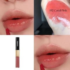Chanel le rouge duo ultra tenue #192 coral pink